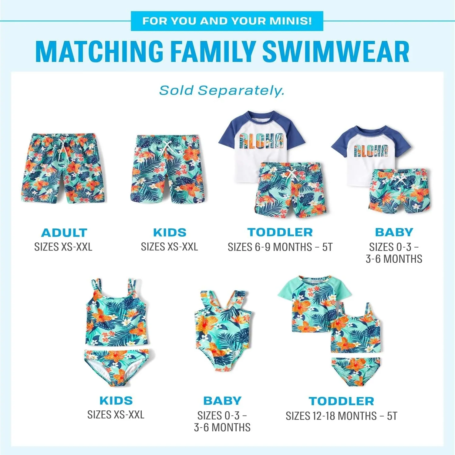 The Children's Place Boys' and Toddler Swim Trunks