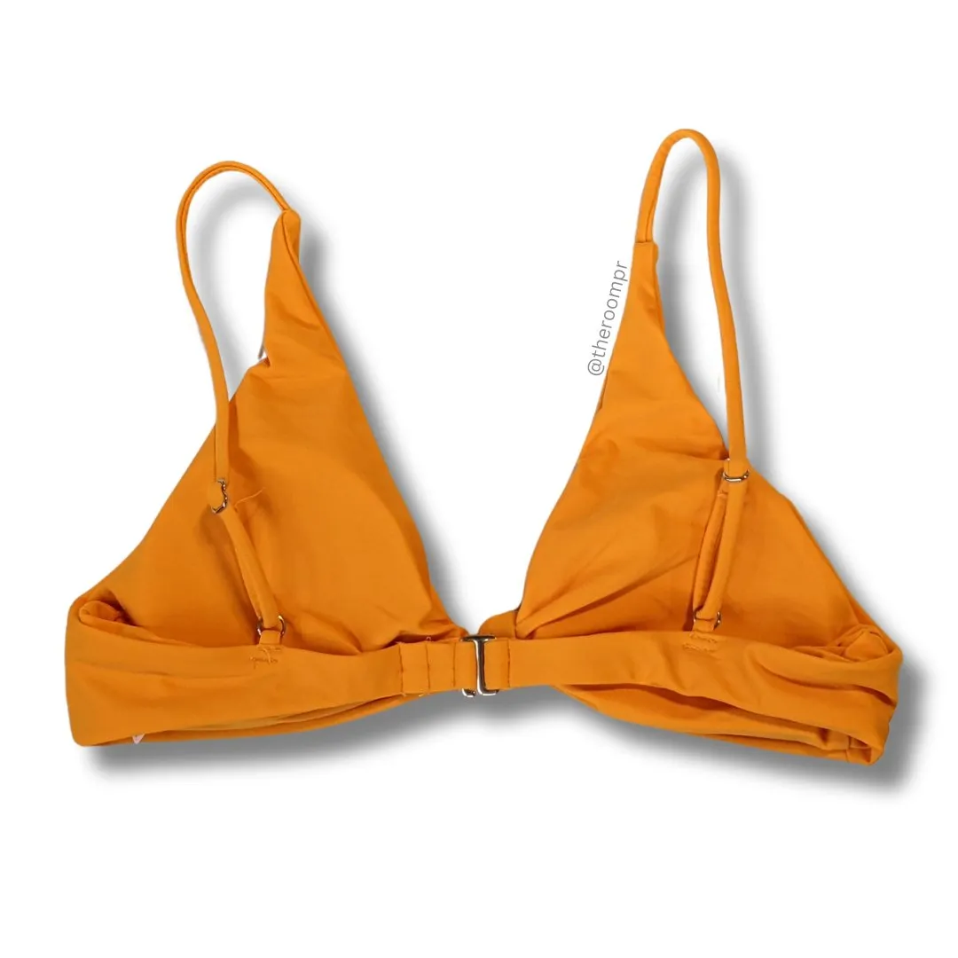 The Room "Cocos" Knotted Bikini Top - Mustard Yellow