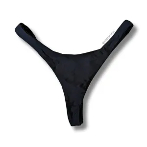 The Room Thong Bikini Bottom - Black