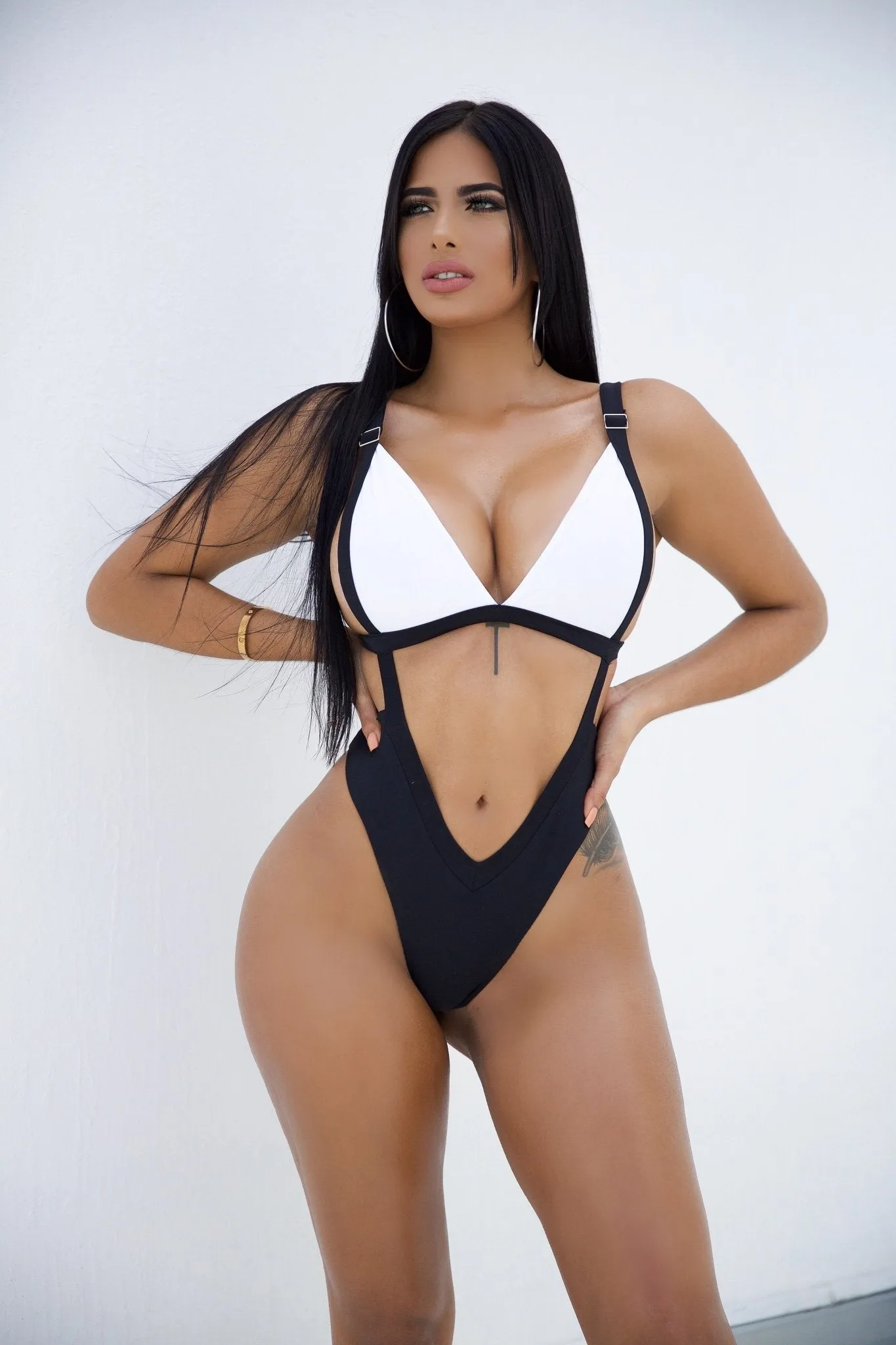 The Thailand Monokini (Black & White)