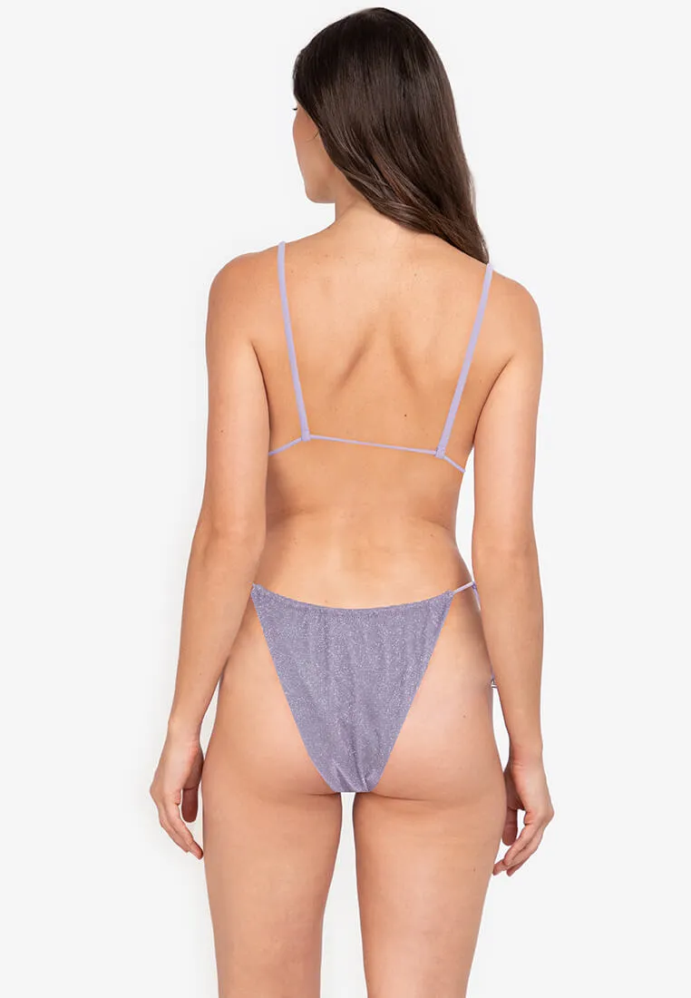 Tie Front Glitter Bikini #237