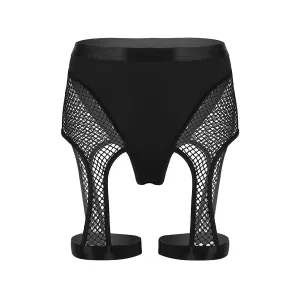 Tina Fishnet Rave Booty Shorts