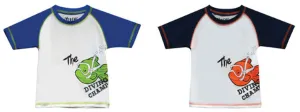 toddler boy's fashion rash guards w/ fish motif - sizes 2t-4t Case of 18