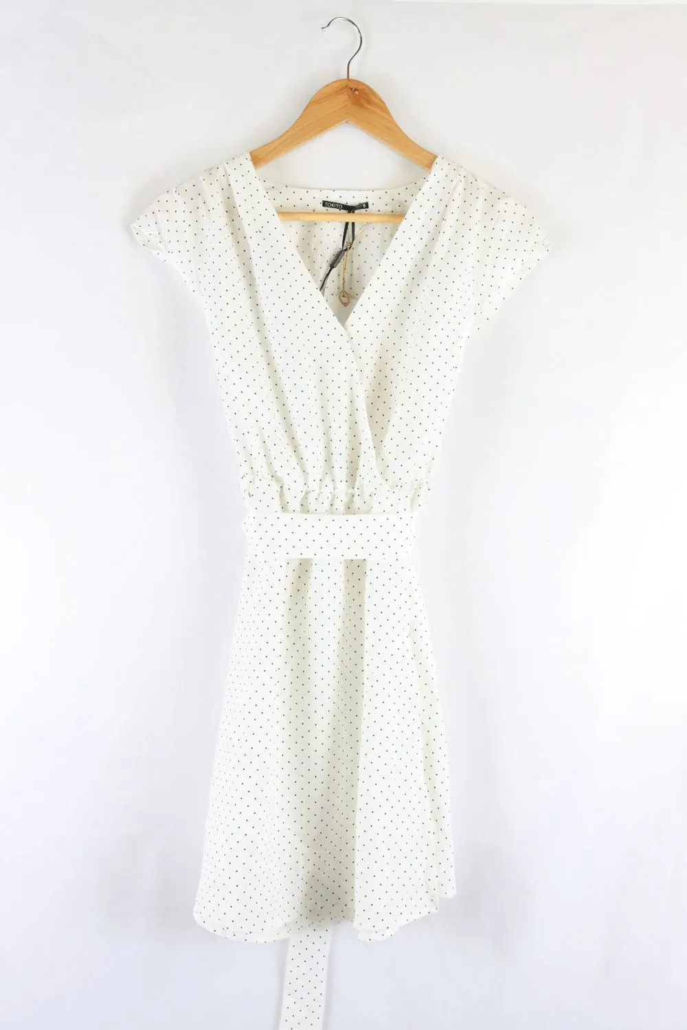 Tokito Black And White Polka Dot Dress 8