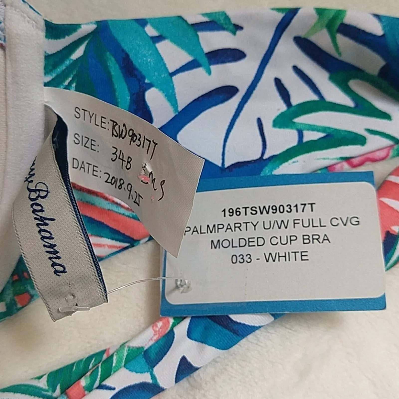 Tommy Bahama Palm Party Cup Bikini Top
