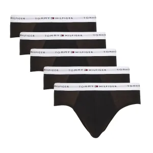 Tommy Hilfiger Signature Cotton Essential Brief 5 Pack - Black