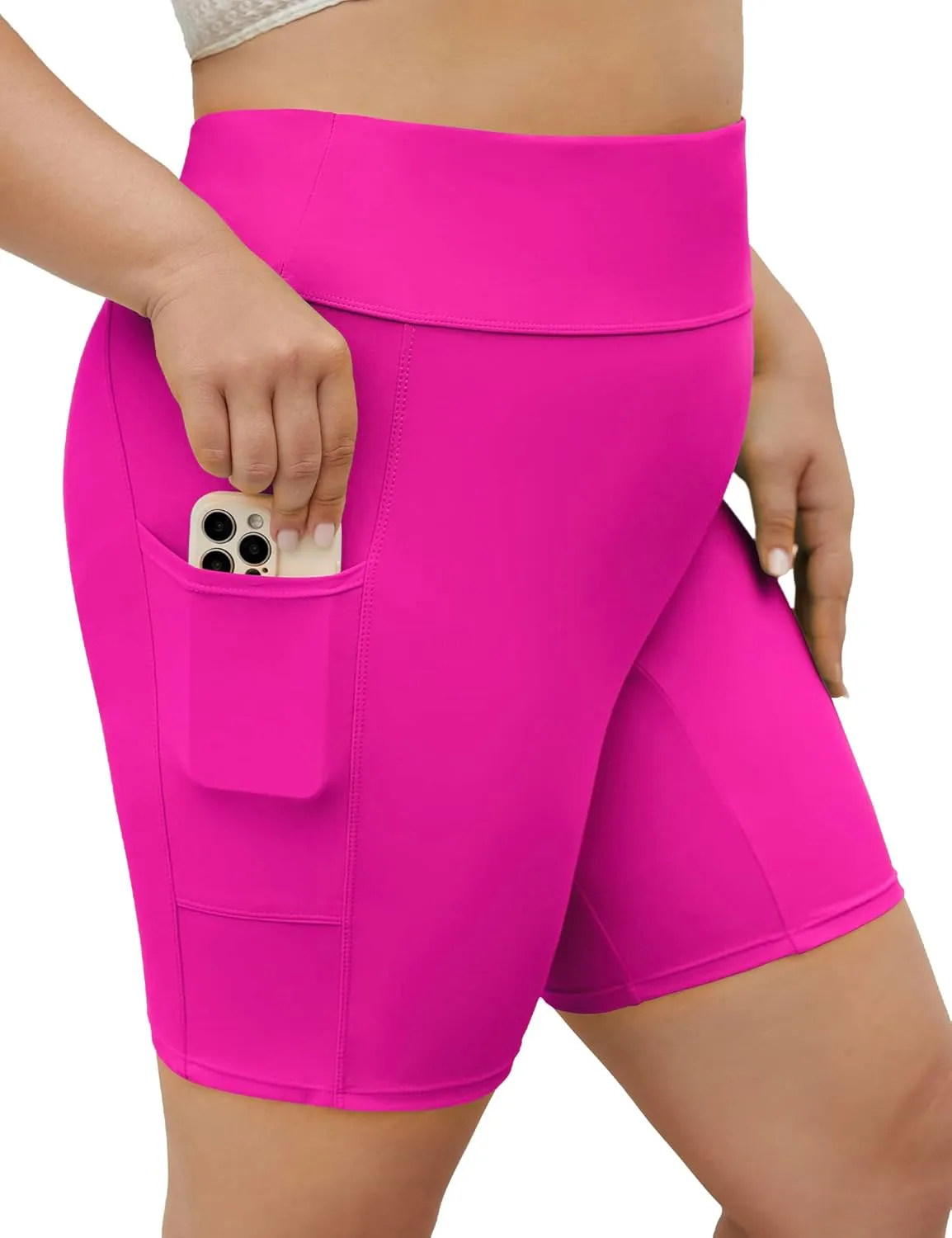 Tournesol Women's Plus Size Swim Shorts High Waisted Bathing Suit Bottoms Swimsuit Tankini Board Shorts Bikini with Pocket
