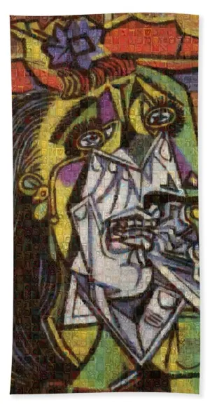 Tribute to Picasso - 2 - Beach Towel
