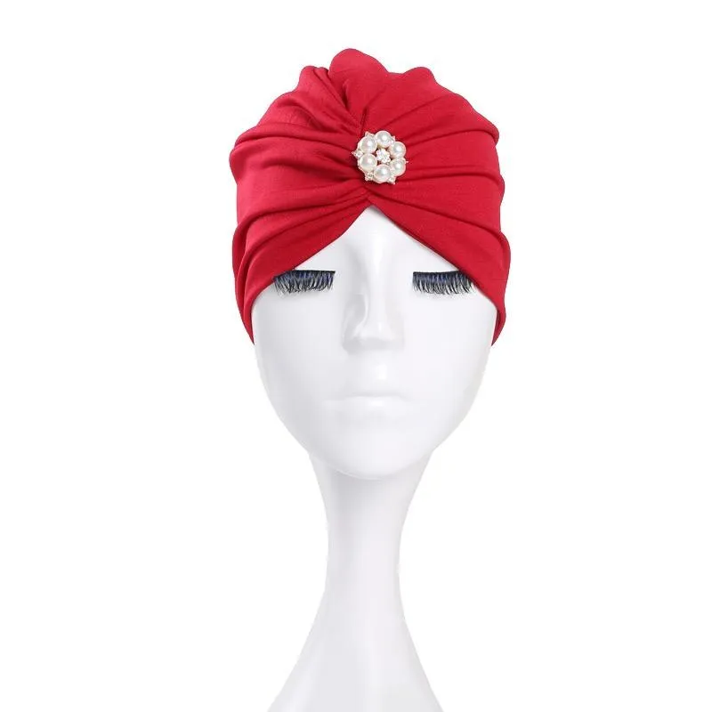 Trisass Floral Print & Solid Color Women Swim Cap