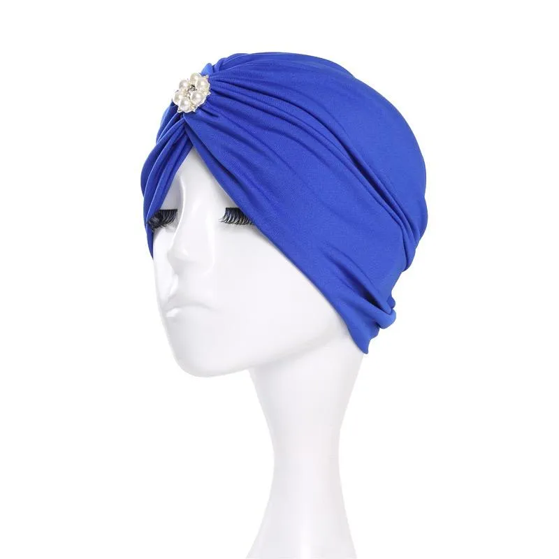 Trisass Floral Print & Solid Color Women Swim Cap