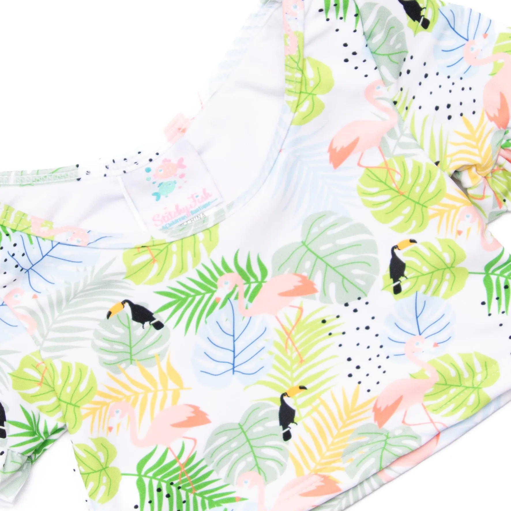 Tropical Paradise Tankini, Peach