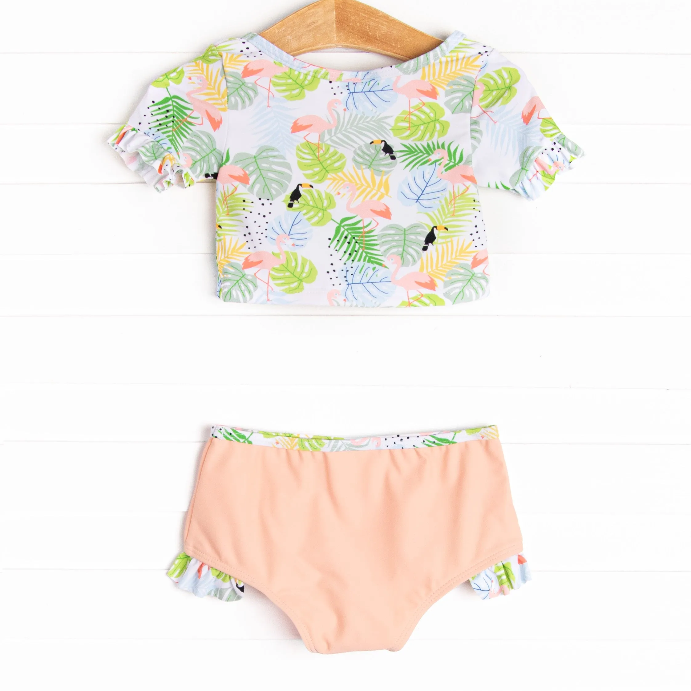 Tropical Paradise Tankini, Peach