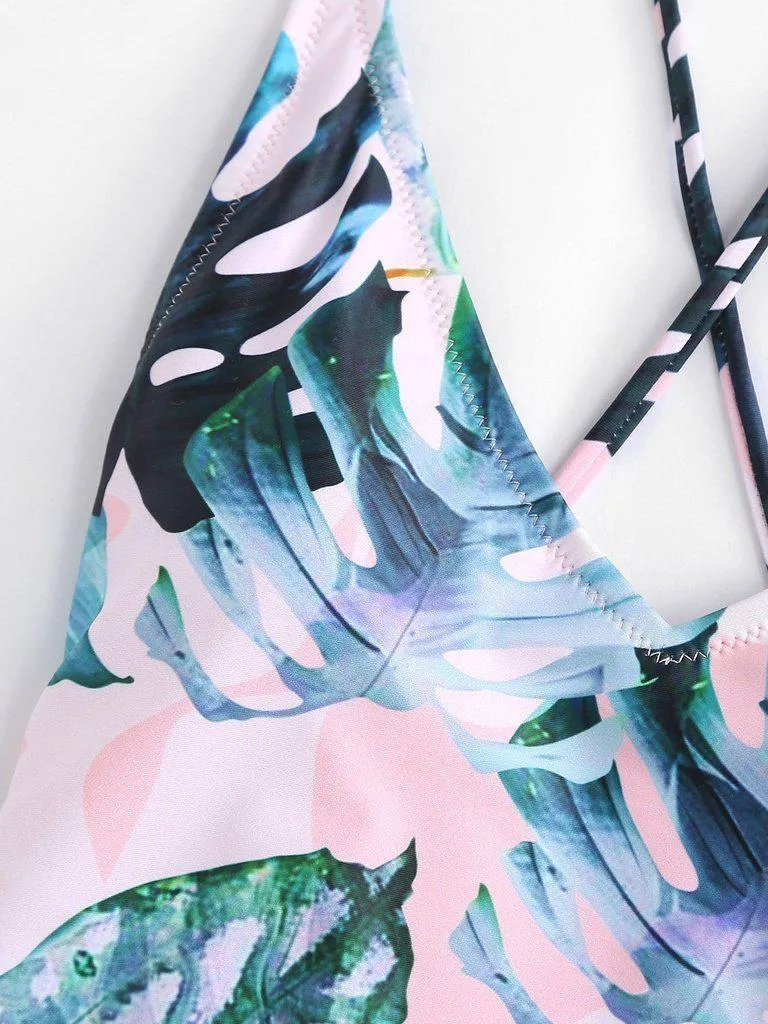 Tropical Print Swimsuit