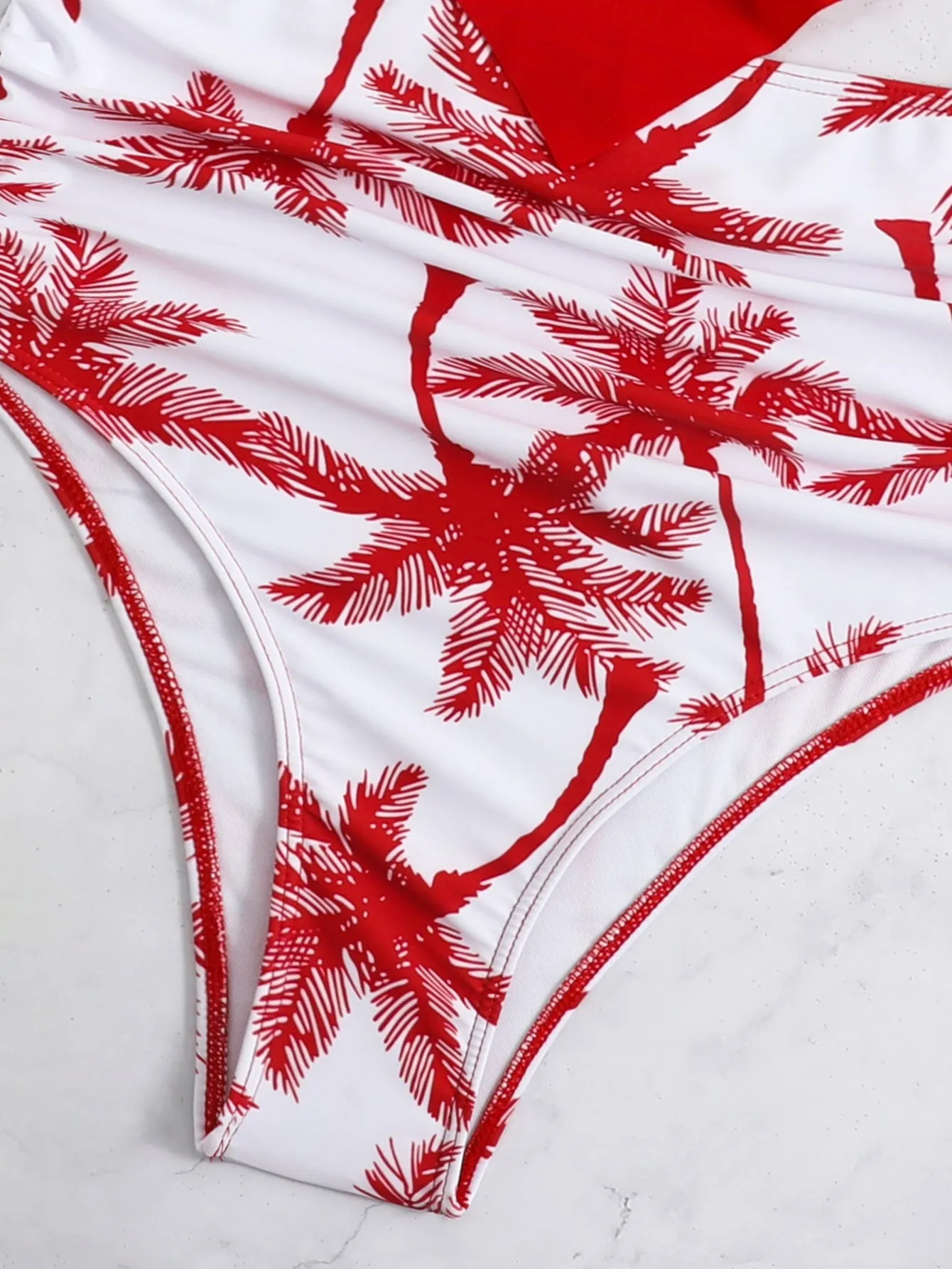 Tropical Printed Bikini Swimsuit