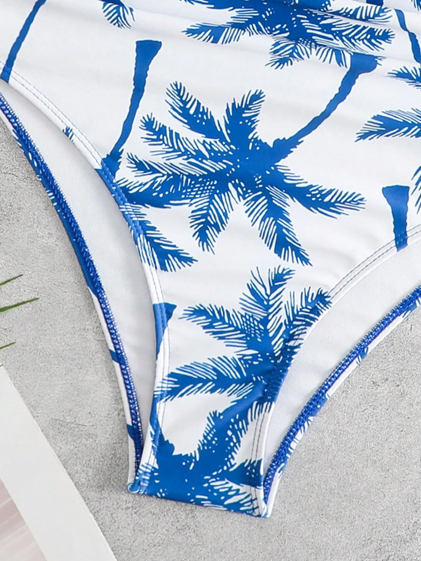 Tropical Printed Bikini Swimsuit