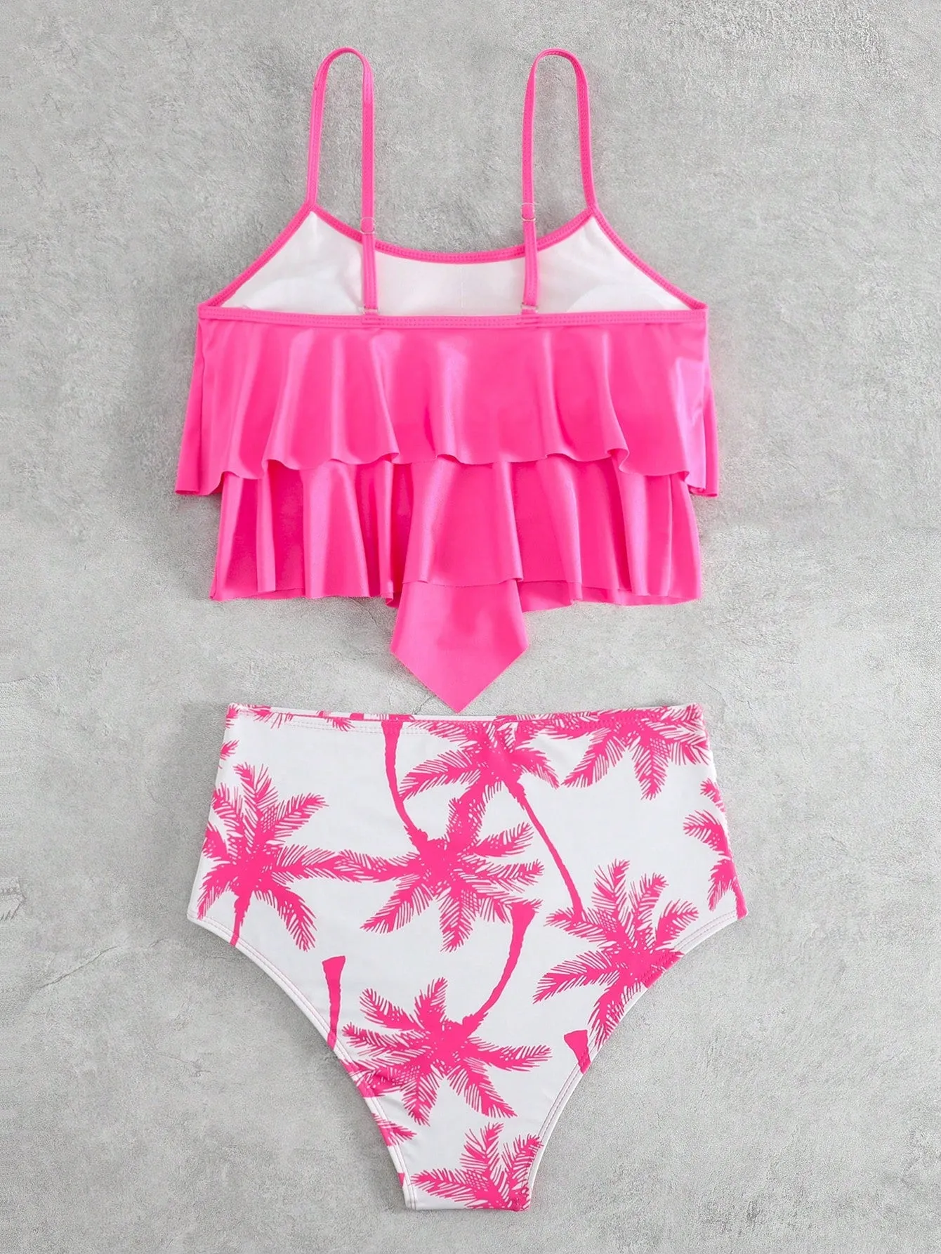 Tropical Printed Bikini Swimsuit