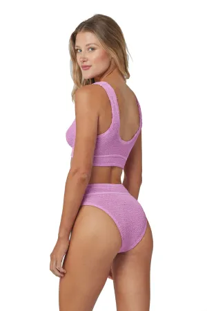 Turks And Caicos High-Waisted Full One Size Bikini BOTTOM ONLY (Cyclamen)