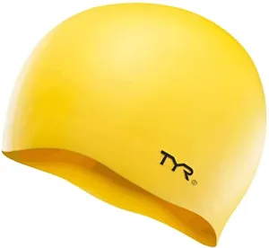 Tyr Silicon Swim Cap Wrinkle Free Yellow