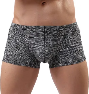 Underwear for Men Boxer Briefs with Pouch Comfy Jock Strap Athletic Supporters Male Underwear Boxer Brief Casual Soft