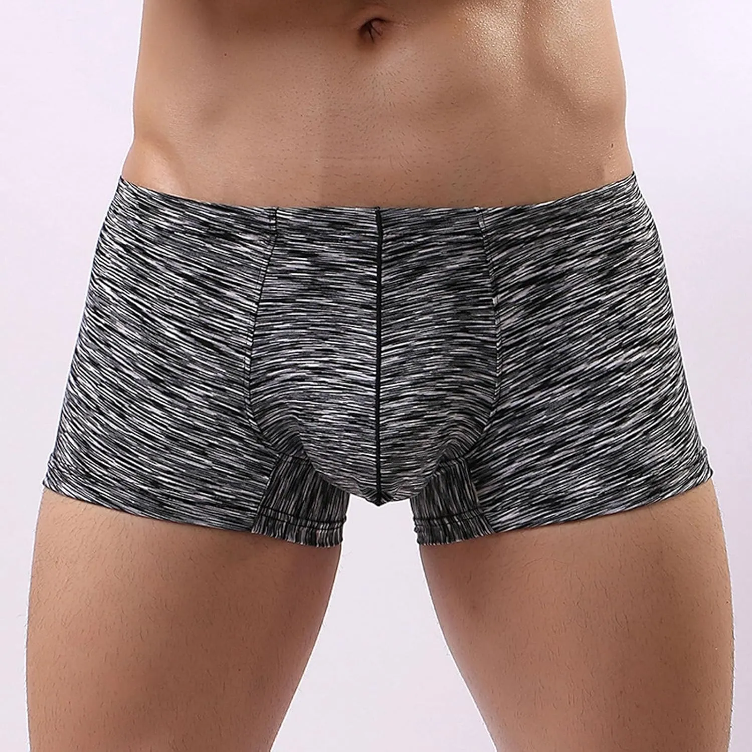 Underwear for Men Boxer Briefs with Pouch Comfy Jock Strap Athletic Supporters Male Underwear Boxer Brief Casual Soft