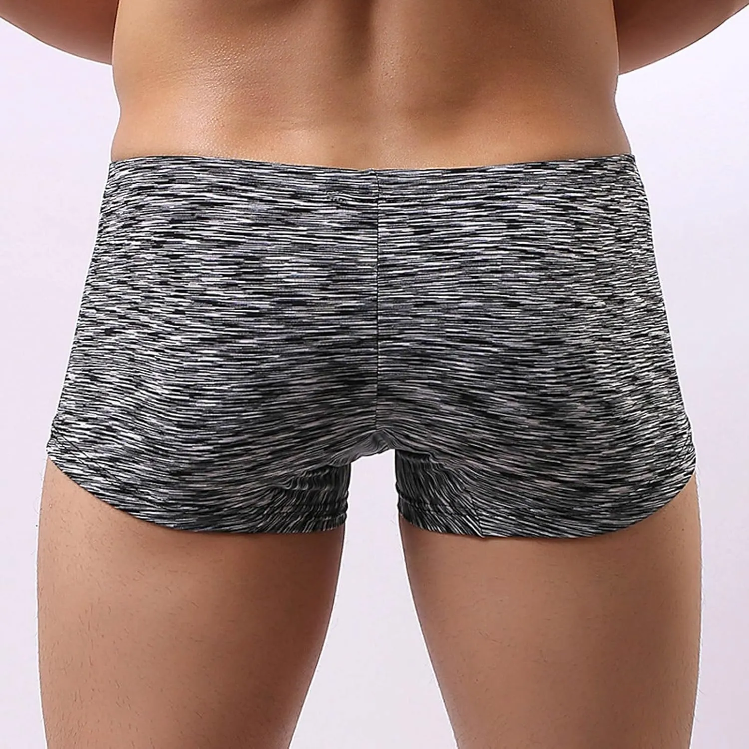 Underwear for Men Boxer Briefs with Pouch Comfy Jock Strap Athletic Supporters Male Underwear Boxer Brief Casual Soft