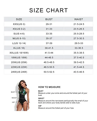 Unique Tummy Control Tank Tops Swimsuits For Women-Leaf