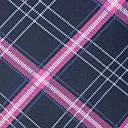 Unique Vintage Plus Size Navy & Pink Plaid Monroe High Waist Swim Bottom