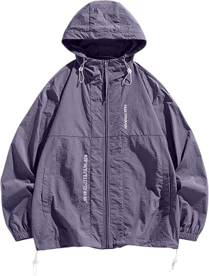 UPF 50  Sun Protection Jackets Men Women Breathable Hoodie Summer Shirts Hiking Long Sleeve Raincoat Track Jackets