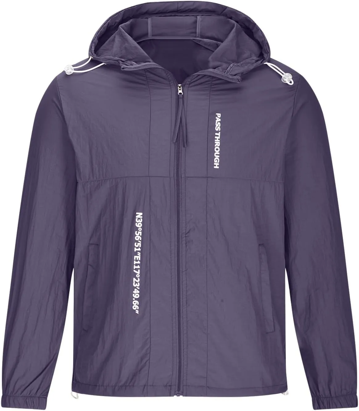 UPF 50  Sun Protection Jackets Men Women Breathable Hoodie Summer Shirts Hiking Long Sleeve Raincoat Track Jackets