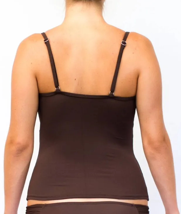 V-Front Tankini Chocolate