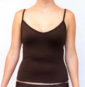 V-Front Tankini Chocolate