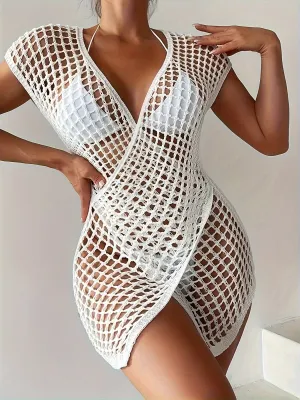 V Neck coverup