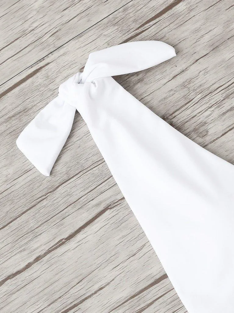 V Plunge Knot Swimsuit