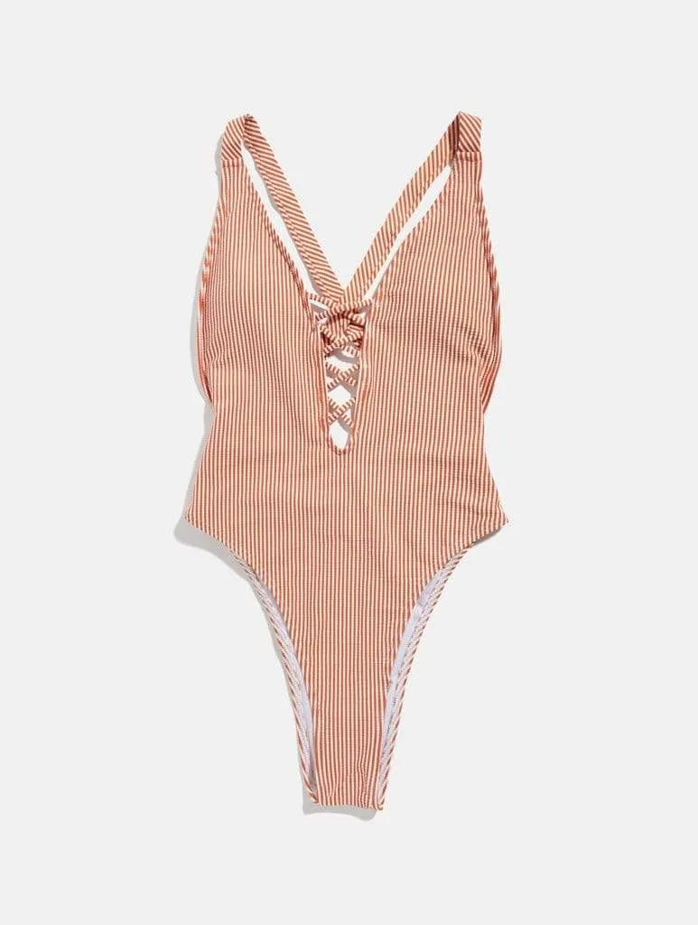 Valencia Orange Swimsuit