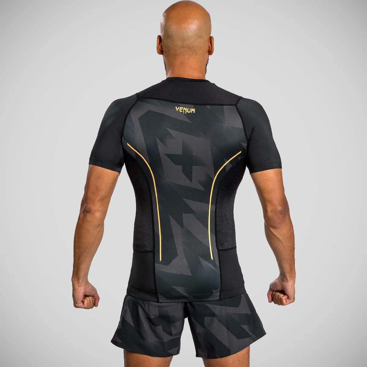 Venum Razor Short Sleeve Rash Guard Black/Gold
