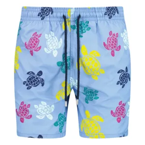 VILEBREQUIN MOOREA ARCHIVE SWIM SHORTS BLUE