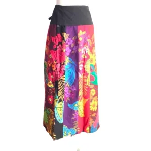 Vintage Maxi Wrap Skirt