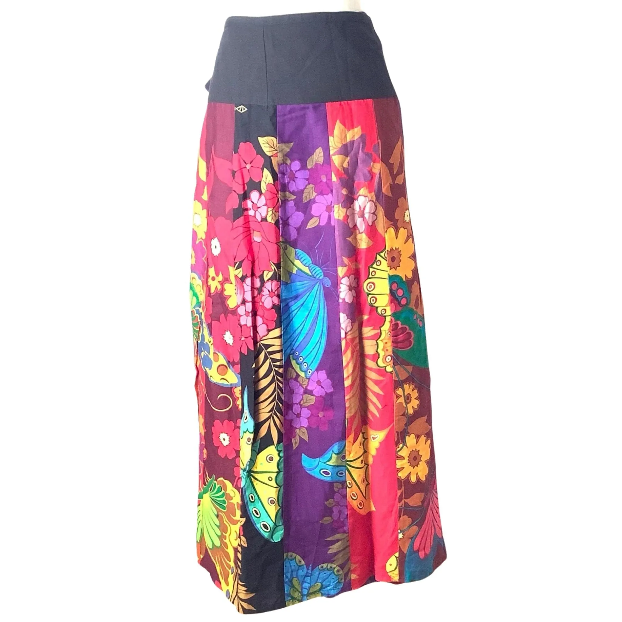 Vintage Maxi Wrap Skirt