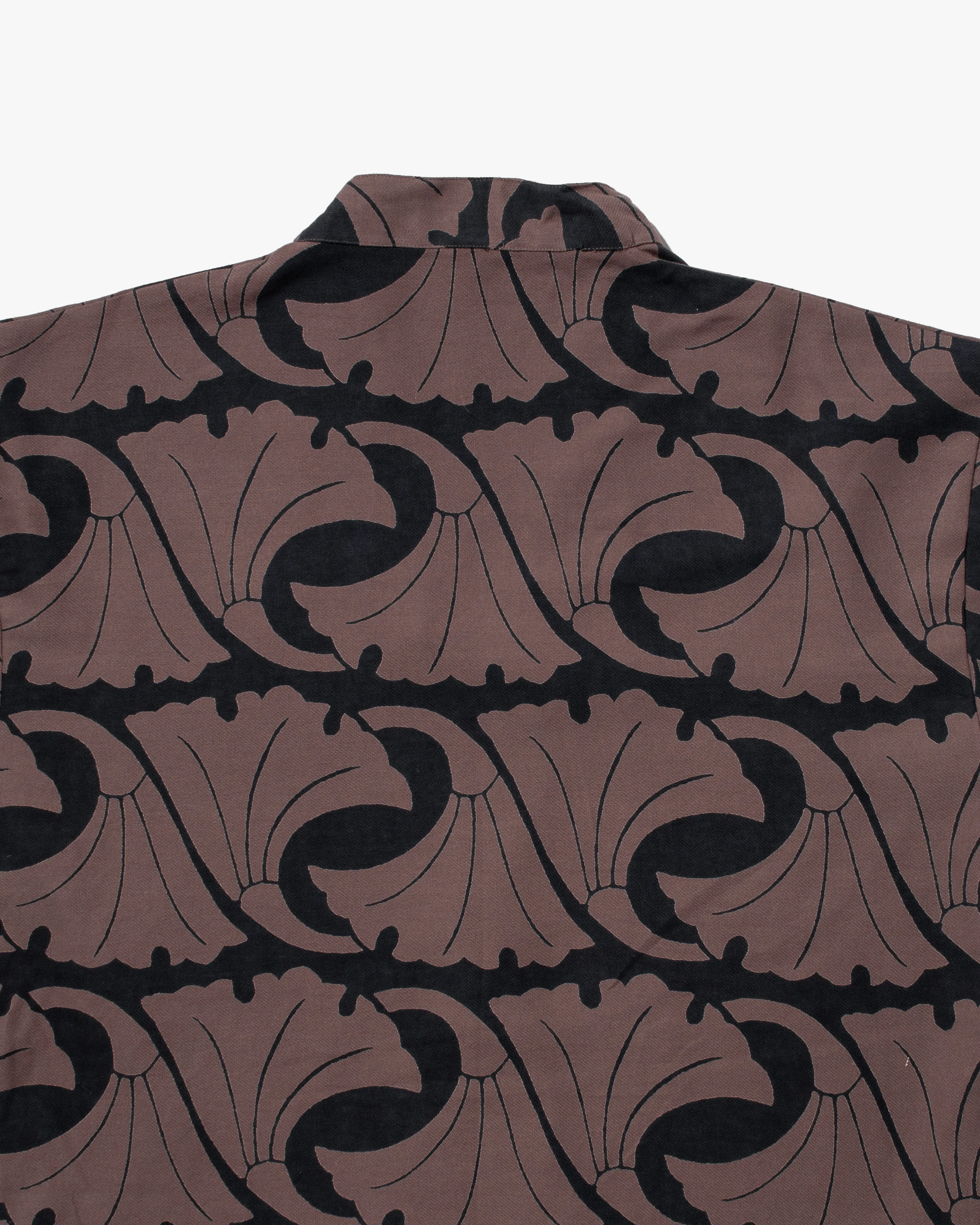 Wa-Modern Haori Robe, Purple Pattern
