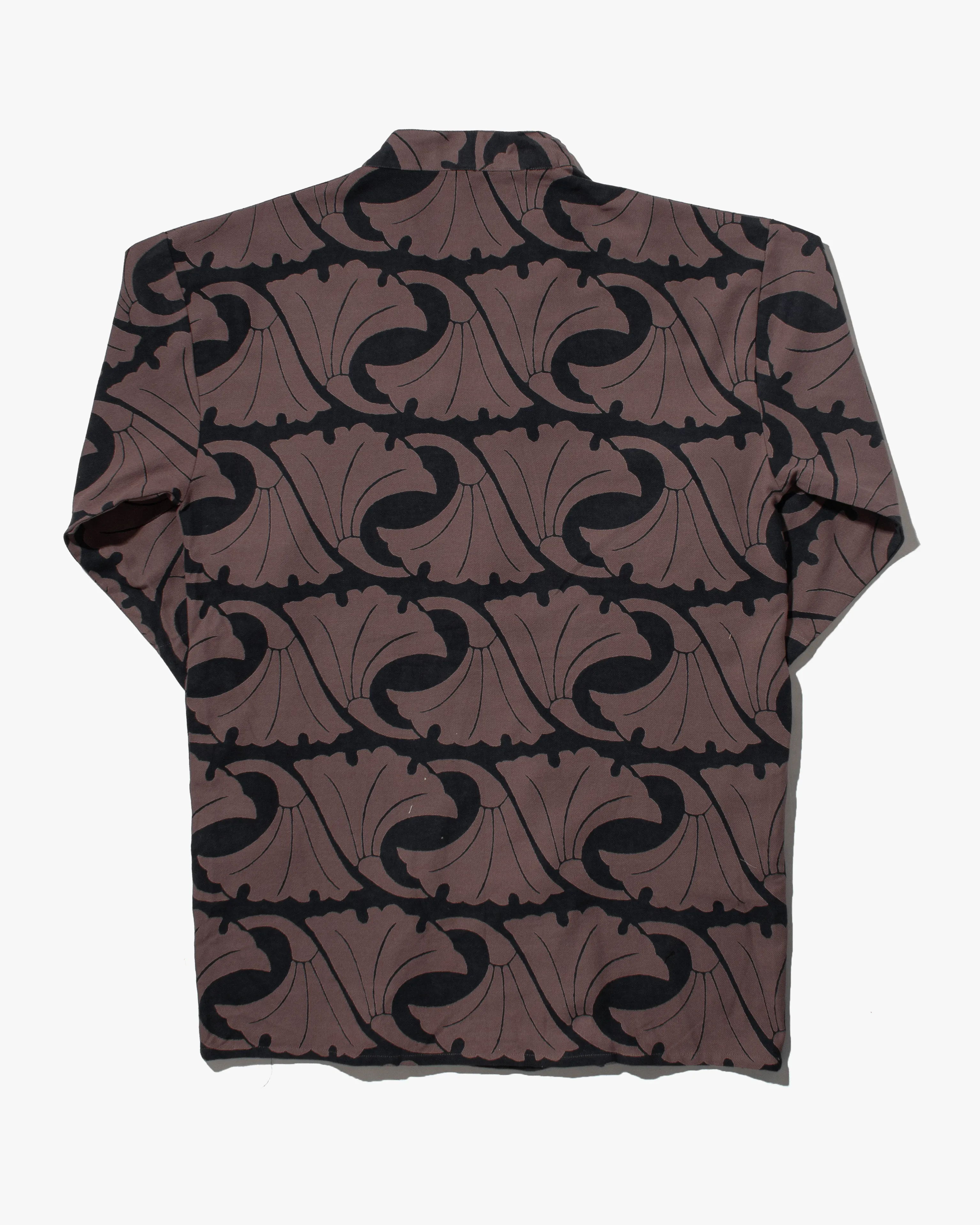 Wa-Modern Haori Robe, Purple Pattern