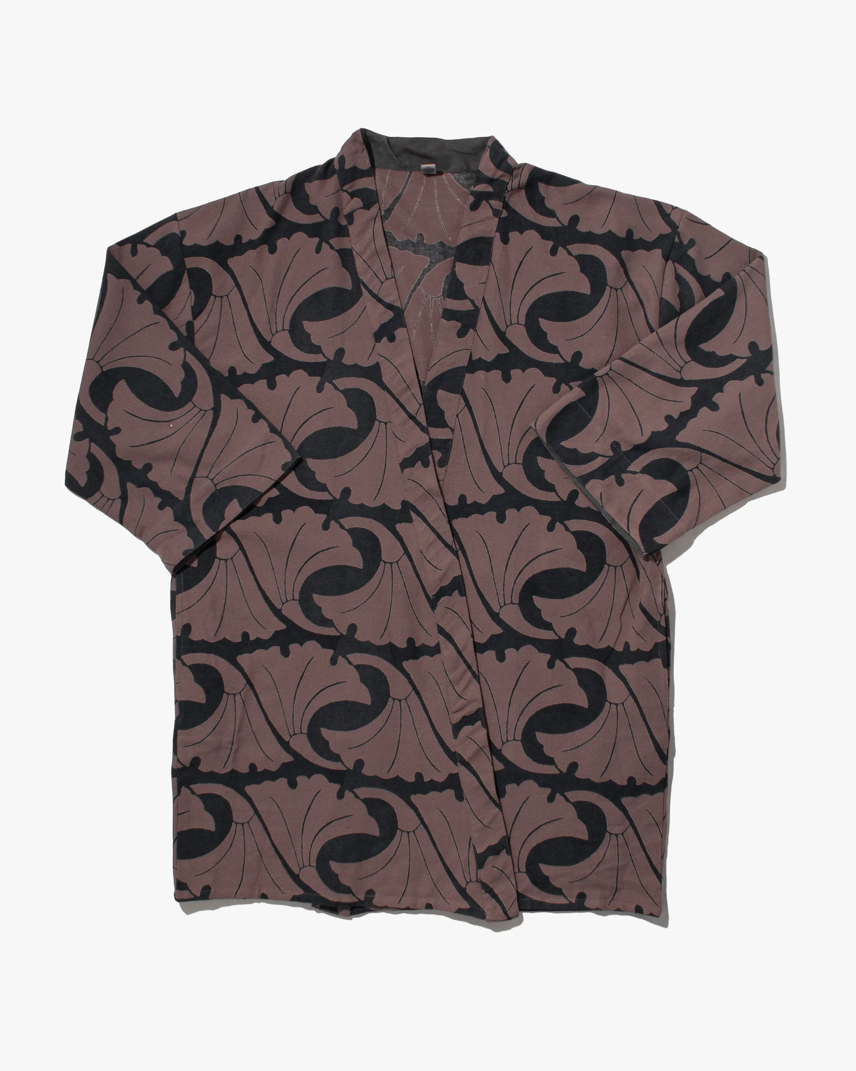 Wa-Modern Haori Robe, Purple Pattern