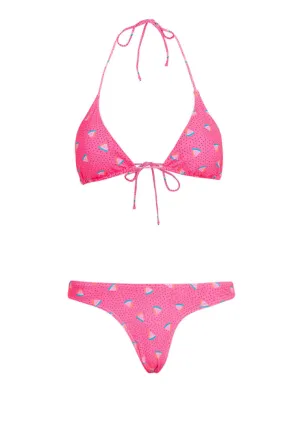 Watermelon Print Tropic Bikini #246