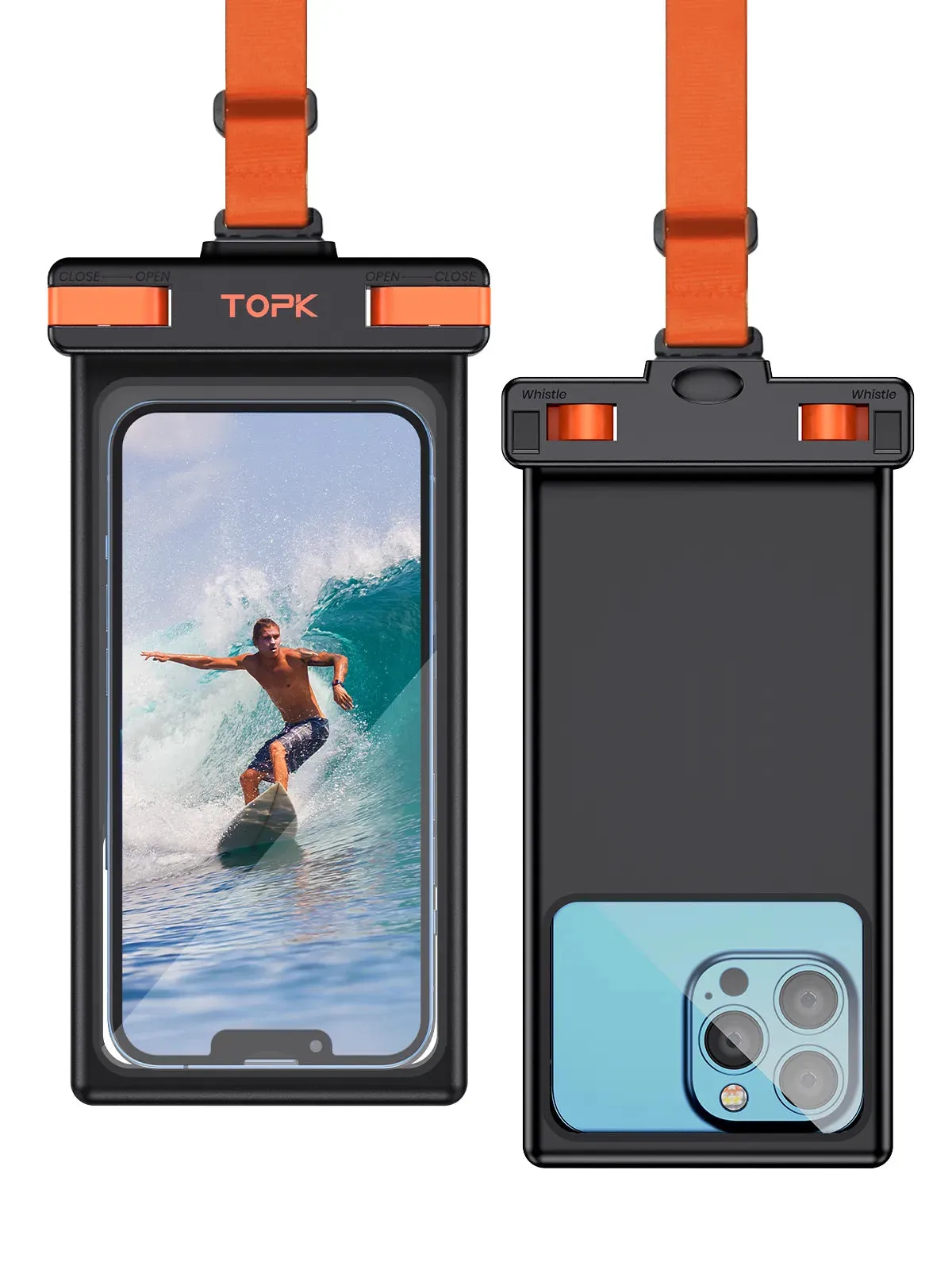Waterproof Phone Pouch with Underwater Touchscreen Compatibility
