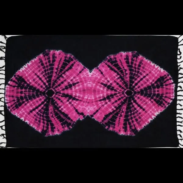 Web Tie-Dye Sarongs