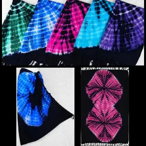 Web Tie-Dye Sarongs