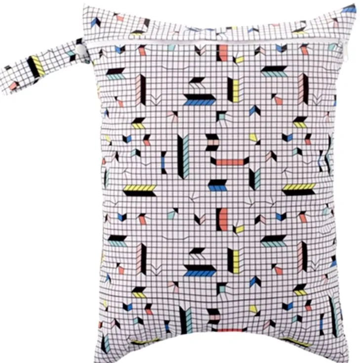 Wet Bags : Size Large Multiple Prints with One Zipper