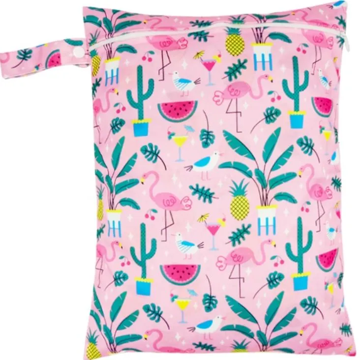 Wet Bags : Size Large Multiple Prints with One Zipper