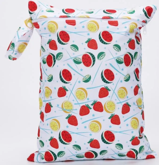 Wet Bags : Size Large Multiple Prints with One Zipper