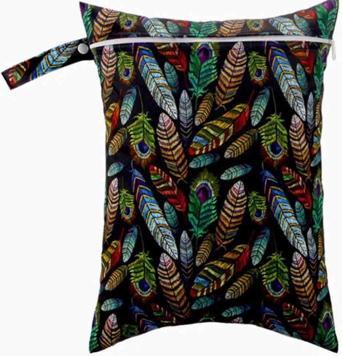 Wet Bags : Size Large Multiple Prints with One Zipper
