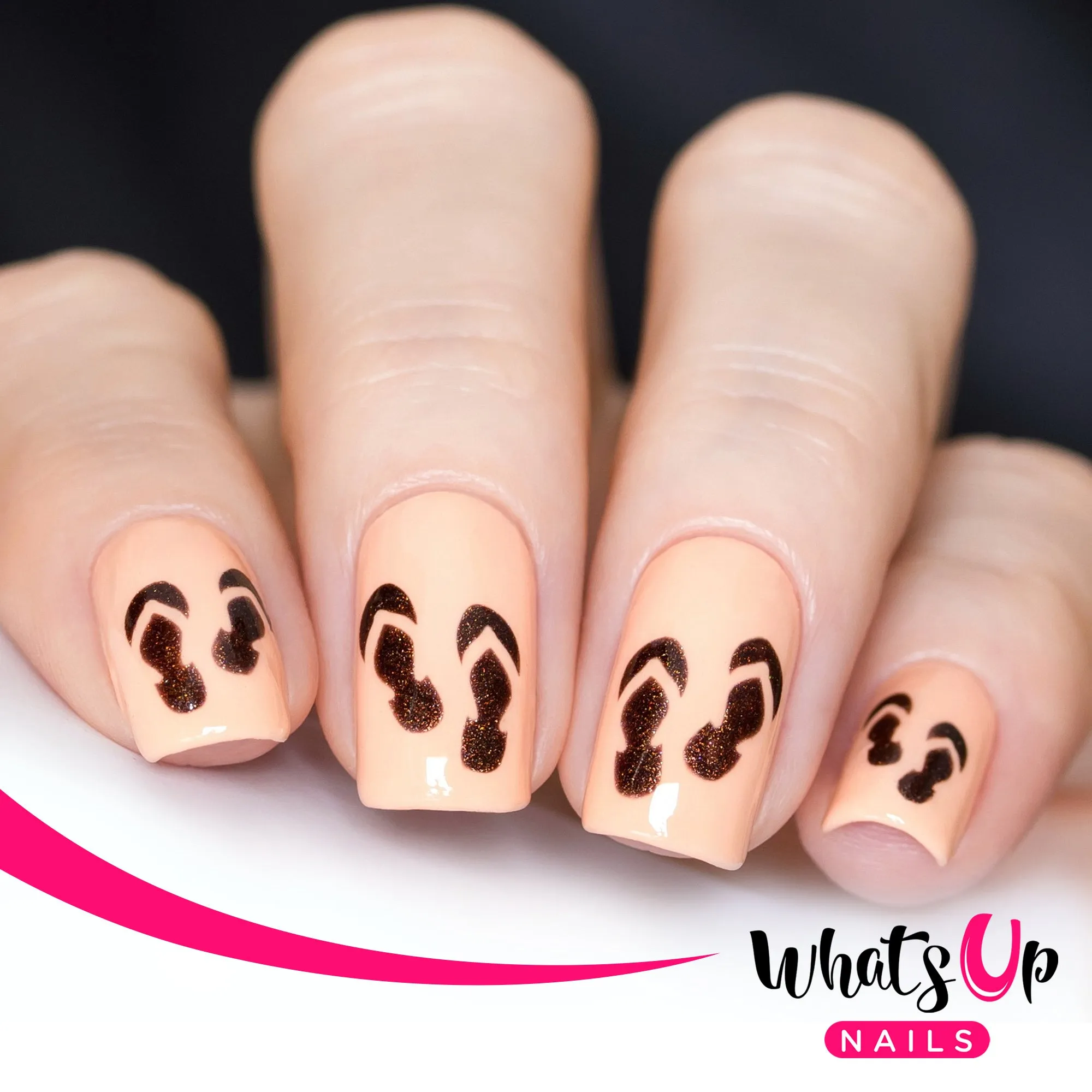 Whats Up Nails - Flip Flops Stencils